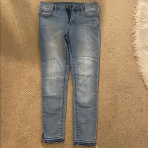 Article of Society light wash skinny Jean